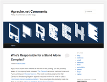 Tablet Screenshot of comments.apreche.net